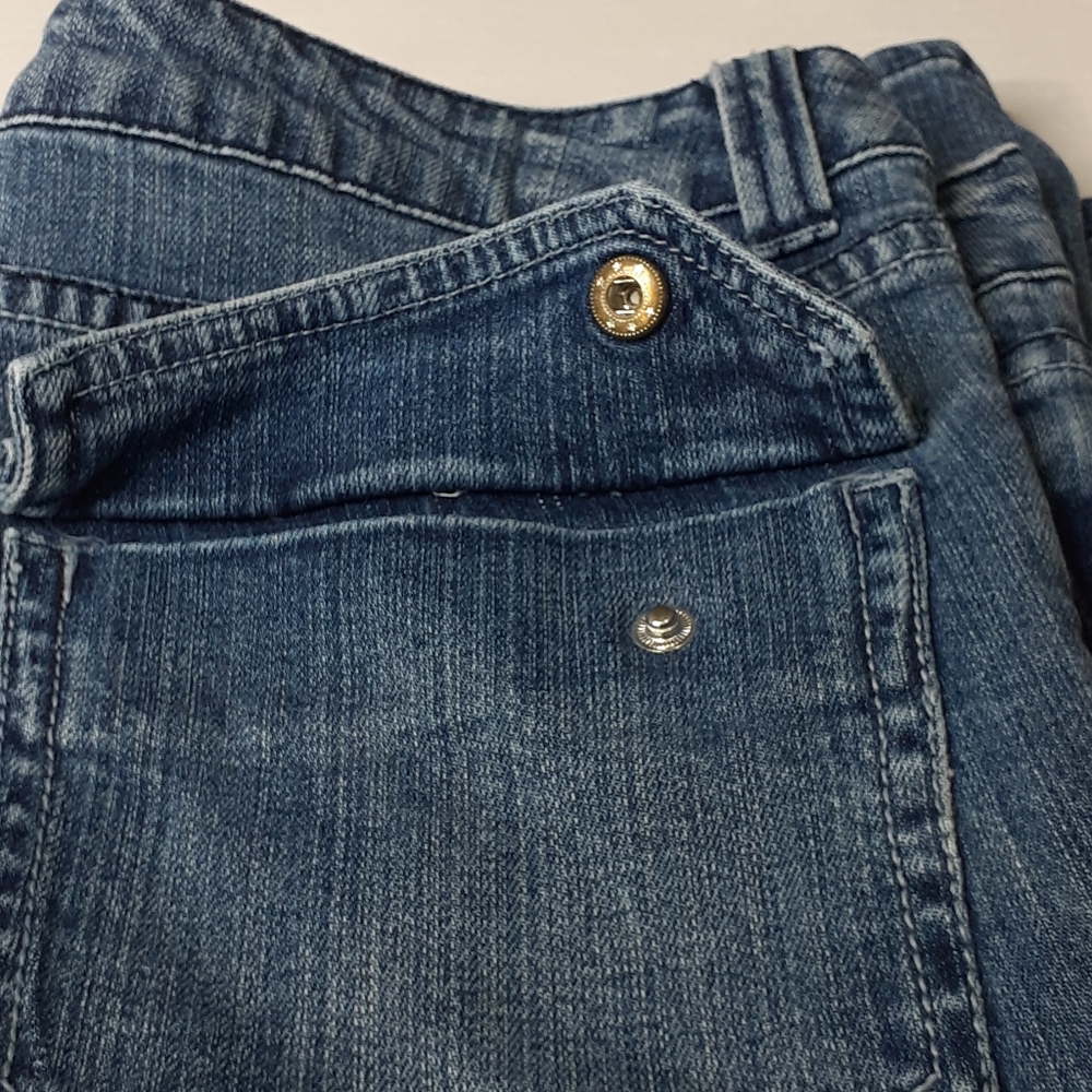 Ellemenno Snap Back Pocket 9R Blue Jeans - Picture 14 of 16